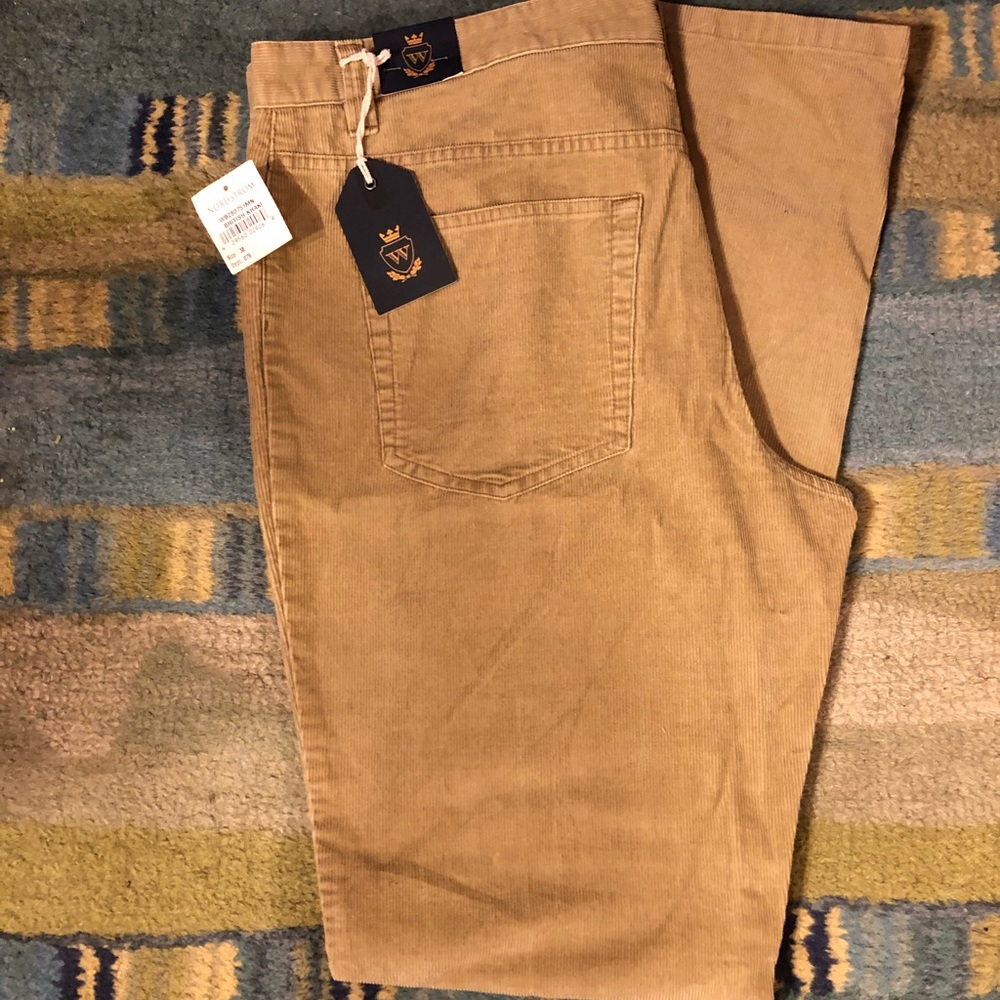 🌟HP🌟 NWT Wallin & Bros. Corduroy Pants, Size 38 - Picture 5 of 6